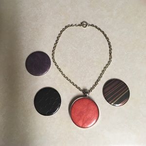 SALE Necklace Interchangeable Pendant